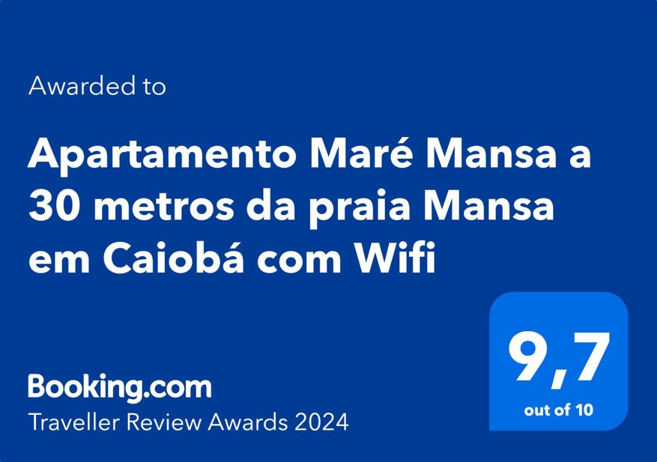 Apartamento Mare Mansa A 30 Metros Da Praia Mansa Em Caioba Com Wifi ماتينيوس المظهر الخارجي الصورة